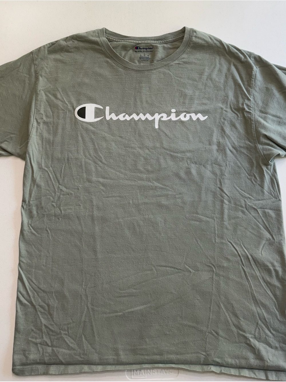 Champion Men’s Olive Tee - Picture 1 of 4